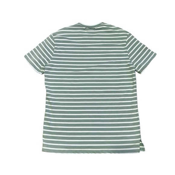 Richie Le Collection Mens Blue and White Striped T-Shirt - L - Picture 2 of 3